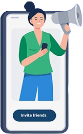 Refer and earn illustration